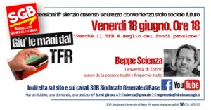 Locandina incontro Giuseppe Scienza del 18 giugno 2021