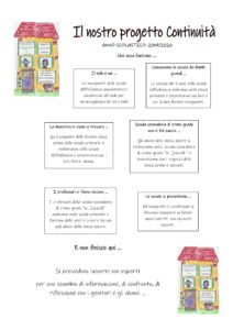 Progetto Continuità 2019/2020 Volantino