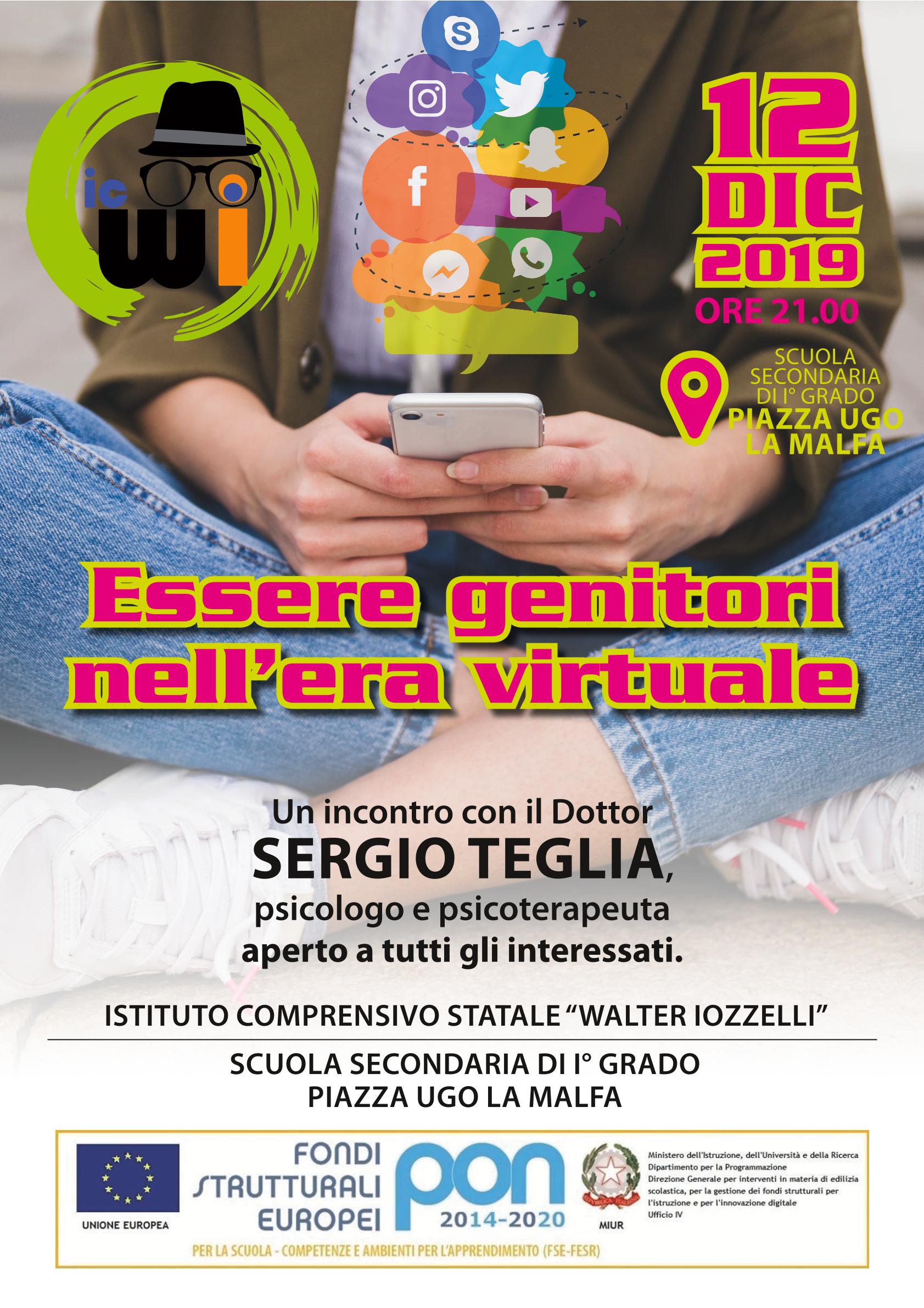 Volantino incontro professor Teglia del 12 dicembre 2019 Volantino incontro professor Teglia del 12 dicembre 2019