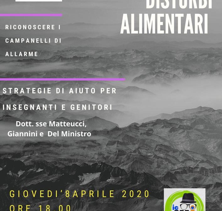 Conferenza “Riflessioni sui disturbi alimentari” 8 aprile 2021